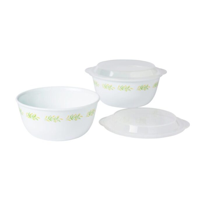 2pc 900ml noodle bowl with plastic cover set mimosa 428a ccl mms 4 240814030505