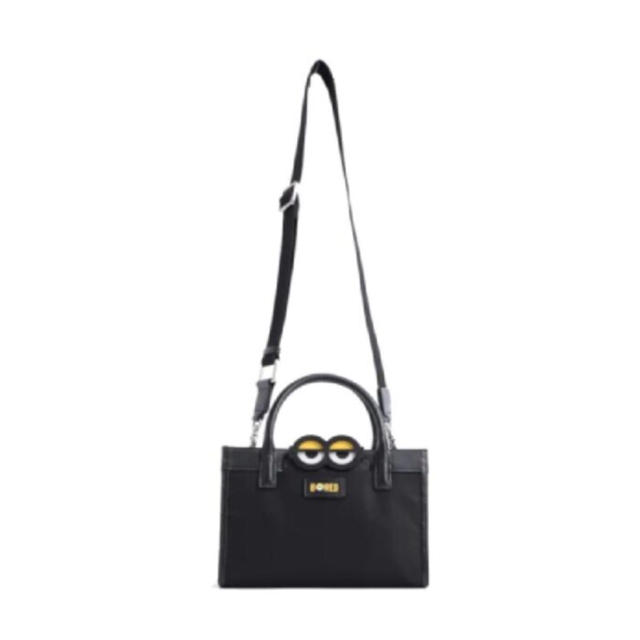 fion minions jacquard with leather handbag faafimv005blkblkzz 240625010036 1