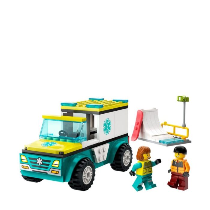 lego emergency ambulance and snowboarder 60403 240902021909 1