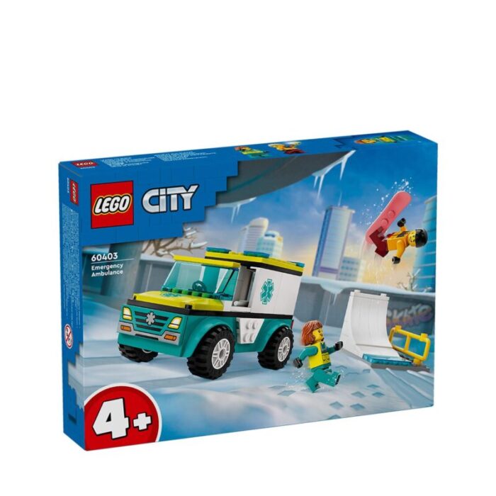 lego emergency ambulance and snowboarder 60403 240902021909