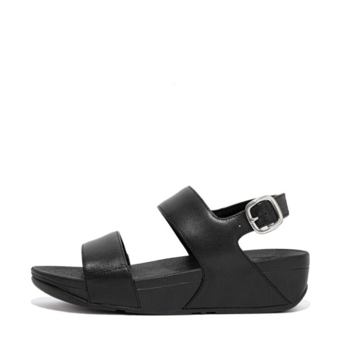 lulu leather back strap sandals all black 241001113221