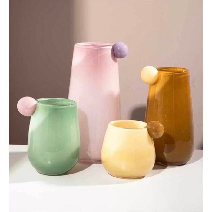 maison curio brompton vase l rose 241015100254