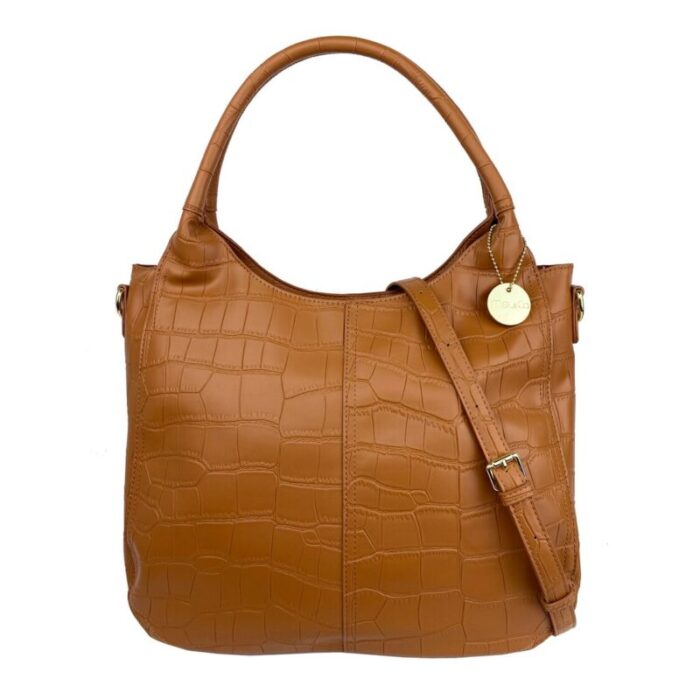 melco croco double round handle shoulder bag tan 230728092536 4