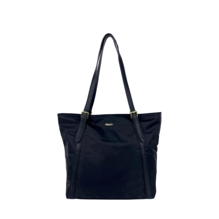 melco nylon double handle tote bag black 230727054136