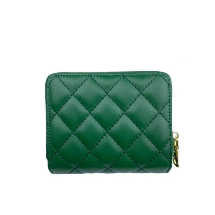 melco quilted bifold snap wallet with zip around compartment green 230728020931 2