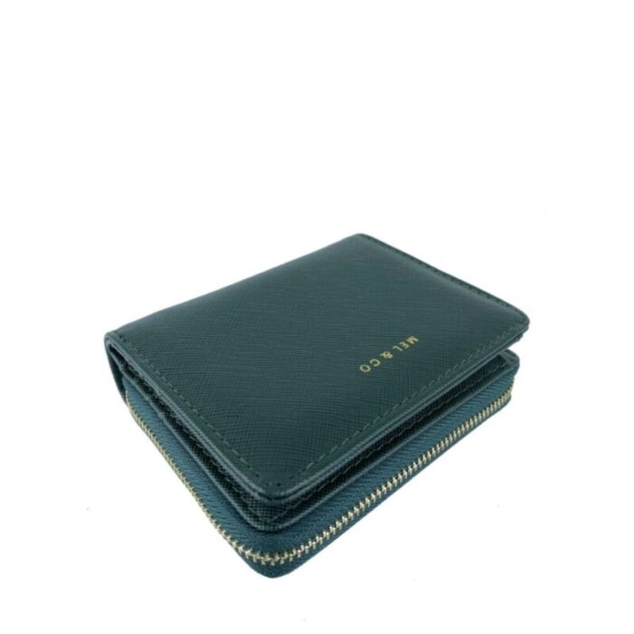 melco saffiano effect bifold zip coin card wallet 230707015227 2