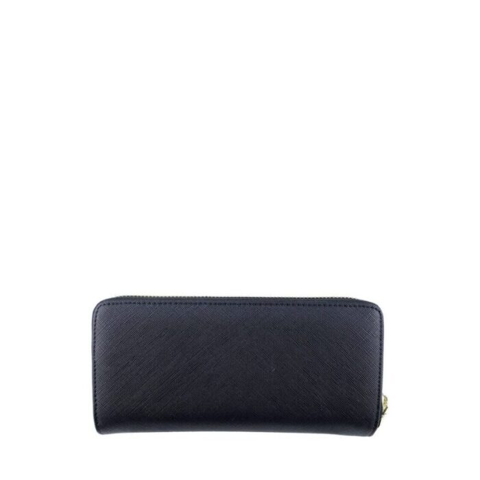 melco saffiano effect double zip around large wallet with wrist strap black 240822054349 1