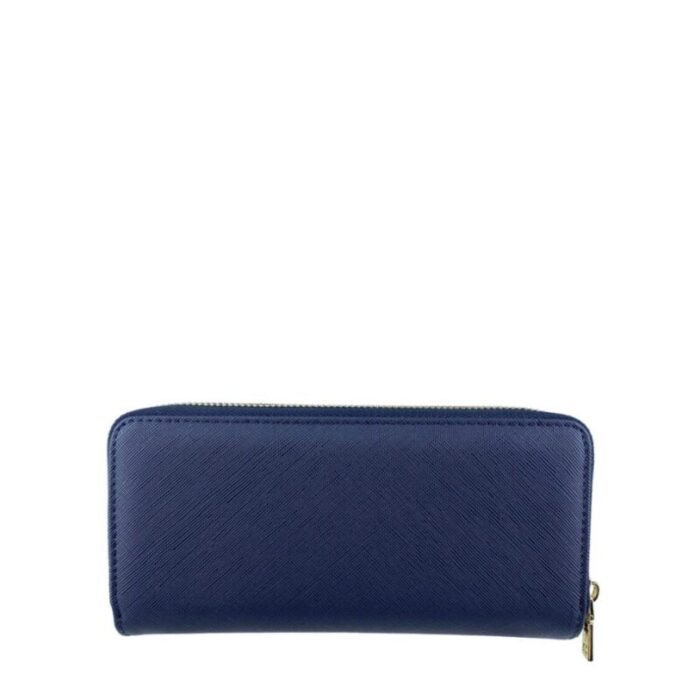 melco saffiano effect double zip around large wallet with wrist strap navy 240822053311 2