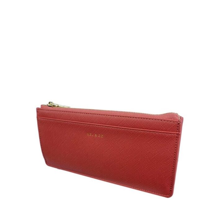 melco saffiano effect slim long wallet coral 240426092448 1