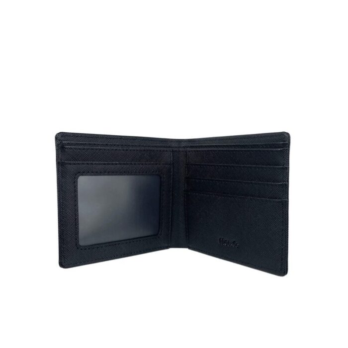 melco saffiano leatherette basic bi fold wallet black 230727120951 1