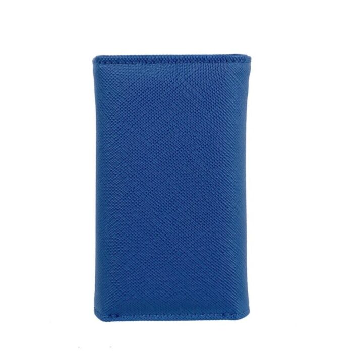 melco saffiano leatherette basic key pouch blue 230925060701 2