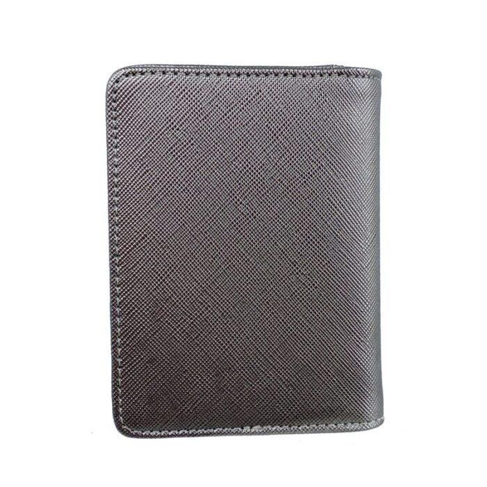 melco saffiano leatherette bifold card holder gun 230727043243 3