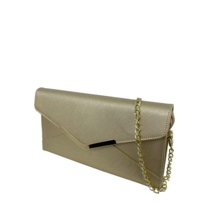 melco saffiano leatherette envelope clutch with chain mf20001 gold 240426092439 2