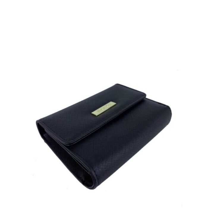 melco saffiano leatherette half flap mid size wallet 230707015230 2