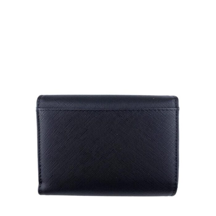 melco saffiano leatherette half flap mid size wallet 230707015230 3