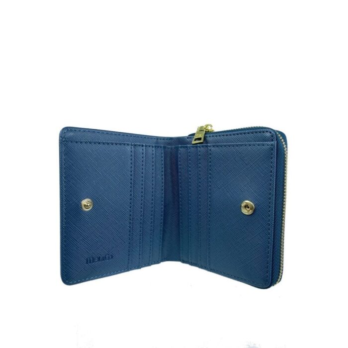 melco saffiano leatherette snap wallet with zip around compartment blue 240426092446 2