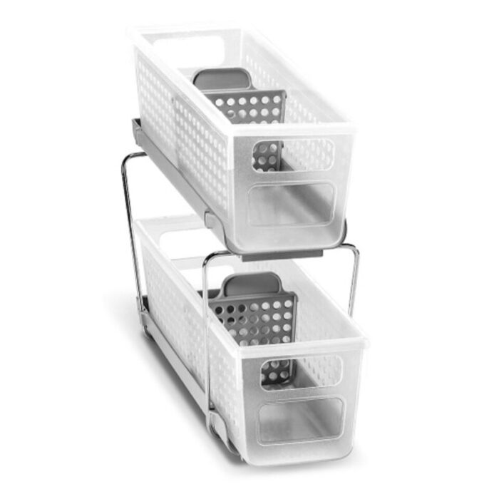 mini two tier organizer with dividers 240515034058