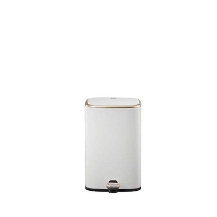 stainless steel rectangle step bin with soft closing lid l232xw292xh348cm 9l white cubo281hb ek9333 9 mw 240924125249 2