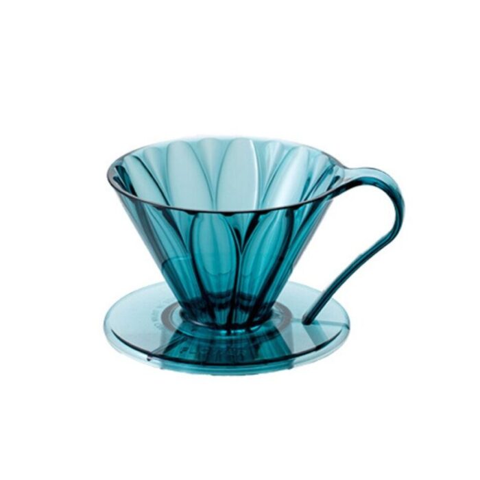 tritan cone shaped flower dripper clear blue green cup1 240923012857