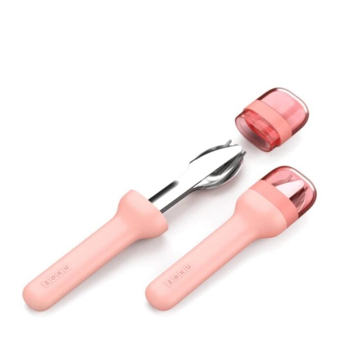 zoku pocket utensil set peach 240624112200 1